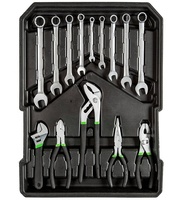 Workpro — kit d'outils, kit d'outils, avec clé à cliquet, kraft suisse, outils manuels, 186 pièces