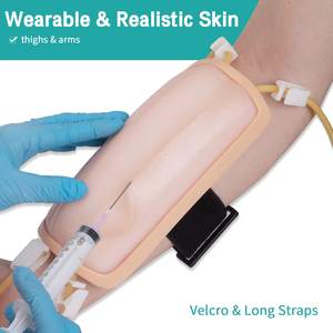 IV ve flebotomi uygulama kiti giyilebilir simülasyon kol eğitim pedi kol modeli hediyeler profesyoneller öğrenciler için uygulama - Product Image 4