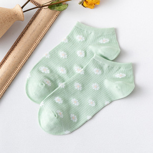 Calzini di cotone da donna primaverili Daisy - Product Image 3