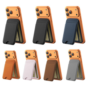 Cartera <span class=keywords><strong>Magsafe</strong></span> para Tarjetas de Crédito para iPhone Serie 17/16/15/14/13/12 con Bloqueo RFID, Material PU, Soporte Magnético - Product Image 6