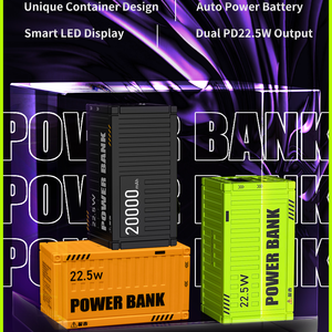 WOPOW PD32 22,5 W PD <span class=keywords><strong>hiper</strong></span> bancos de energía 20000mAh estación de energía en stock color negro contenedor banco de energía - Product Image 2