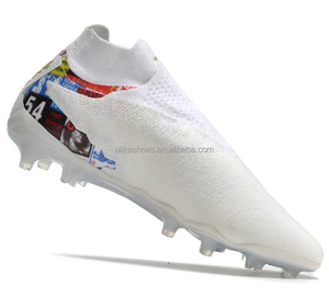 <span class=keywords><strong>Scarpe</strong></span> da calcio a taglio alto personalizzate da uomo <span class=keywords><strong>scarpe</strong></span> da calcio ad alta visibilità sportive tacchette FG AG in gomma per l'estate invernale Unisex taglio alto - Product Image 2