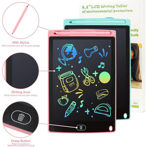 X1223-1 Tableta de Dibujo LCD de 8.5 Pulgadas, Bloc de Notas Electrónico para Refrigerador, Bloc de Escritura Electrónico LCD Portátil, Pizarra de Dibujo para Niños - Product Image 2