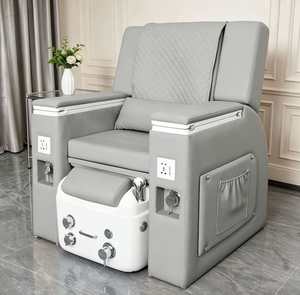 Custom Luxury Electric Reclining Massage Foot Spa Bathing Chair Manicure Pedicure Station Chair - Product Image 5
