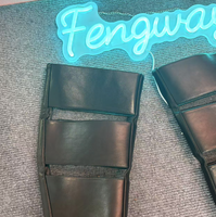 Bottes hautes à bout ouvert de haute qualité pour femmes, sandales à fermeture éclair arrière, bottines longues à talons fins découpés, talons hauts de 15 cm