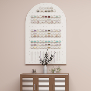 Jewelry <b>Display</b> Rack Earring Hanger Solid Wood Perforated Board Custom Made For Jewelry Storage And <b>Display</b> - Product Image 4
