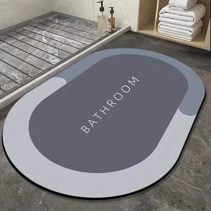 Alfombra de Baño Reutilizable de Tierra de Diatomeas Súper Absorbente, Alfombra Antideslizante Absorbente de Agua - Product Image 1