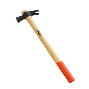 Marteau de charpentier Ttake 5087 avec manche en bois et poignée orange pour la menuiserie et le ciselage - Product Image 2