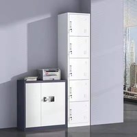 Casier de rangement individuel autoportant en acier avec étagère réglable pour appartement, chambre, maison, école, vente en gros, utilisation comme armoire