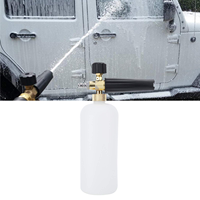 Pistolet de lavage haute pression, lance à mousse de neige, connecteur rapide 1/4'', générateur de mousse, canon à savon, bouteille de nettoyage pour lavage de voiture, 3000 PSI