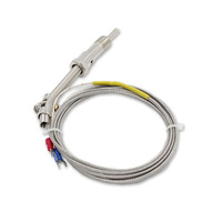 Capteur de température thermocouple à baïonnette à ressort de compression de type J pour extrudeuse en plastique