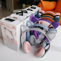 Auriculares para Juegos Huyo P47m con Orejeras Bonitas, Cancelación Activa de Ruido, Luces RGB, Resistentes al Agua IPX6, Controlador Dinámico Inalámbrico para Teléfono Móvil