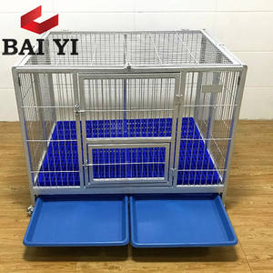 Toptan büyük kapalı/açık <span class=keywords><strong>Metal</strong></span> evcil hayvan kafesi kediler ve köpekler için katı tasarım katlanabilir ve dayanıklı kutu ambalaj - Product Image 6