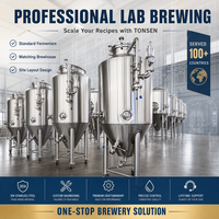 Fermenteur conique Tonsen 500L à double enveloppe en glycol, SUS304, 0,2 bar, fermentation de bière artisanale
