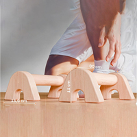 Nouvelles Barres de musculation en bois personnalisées, en bois de hêtre massif, avec pieds antidérapants, supports de musculation pour l'entraînement de la force