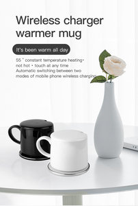 2in1 <strong>Warmer</strong> Constant Temperature Home and Office Coffee Wireless Charging Cup <strong>Mug</strong> <strong>Warmer</strong> - Product Image 4