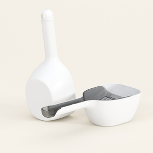 Plastic <b>Cat</b> <b>Litter</b> Scoop Oval Manual Easy Clean For <b>Cats</b> Lightweight Pet Supply - Product Image 2