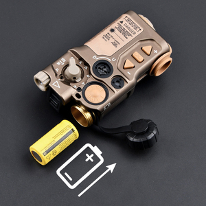 Miras Láser Metálicas <span class=keywords><strong>RIAD</strong></span> Sin Luz Blanca Con IR + Mira Láser Roja/Verde/Azul Con Interruptor de Presión Color Bronceado - Product Image 5