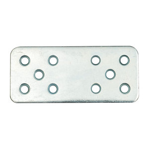 SIPA Art. Piastra metallica 111 in acciaio zincato traforato 40X90mm 100 pezzi per materiali da costruzione in metallo - Product Image 1