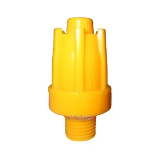 Round Stream Compressed Air Nozzle, Hole Multi Channel JET Nozzle for Air ABS 1/4" BSPP