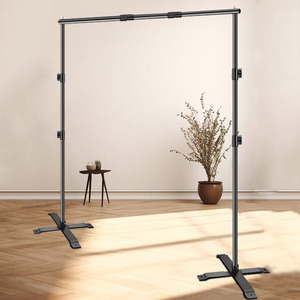 Soporte de Fondo Fotográfico Ajustable de 2.8*3.3M, Sistema de Soporte de Fondo Resistente para Estudio Fotográfico, Video y Fiestas - Product Image 5