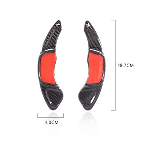 ES Intérieur De Voiture Pour Volkswagen <span class=keywords><strong>Golf</strong></span> <span class=keywords><strong>7</strong></span>, Scirocco, Sagitar GLI, Lamando GTS, Polo <span class=keywords><strong>GTI</strong></span> Volant En Fiber De Carbone De Pagaie - Product Image 3