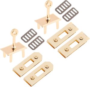 Cierres de metal con cierre giratorio, bolso cruzado de cuero con cierre giratorio, bolso de hombro BUC - Product Image 1