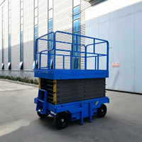 Yüksek Kaliteli Mingdaocranes Elektrikli Makaslı Platform 1000kg Kapasiteli 12m Maksimum Yükseklik Metal Konstrüksiyon İç Mekan Kullanımı İçin