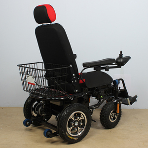 Silla de Ruedas Eléctrica Reclinable de Alta Resistencia para Personas Mayores, con Respaldo Alto, Lujosa, Grande, Motorizada, con Marco de Aluminio y Batería de 40AH - Product Image 4