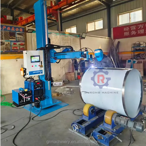Low Price Small Automatic Turning Roller 600mm Pipe <strong>Rotator</strong> with PU Wheel 3000kg Welding New Condition - Product Image 1