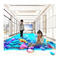 Système de projection interactive 3D sur sol tout-en-un, projecteur interactif mural et au sol 5500 lumens, 80 jeux avec application mobile