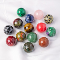 Boule de cristal polie naturelle, sphère, perles en vrac, boule de cristal blanche, pierre pour la décoration de la maison Feng Shui, bricolage