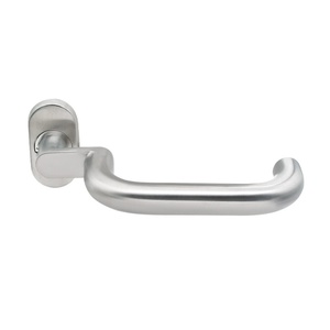 Poignée de <span class=keywords><strong>porte</strong></span> fendue en acier inoxydable 304 à <span class=keywords><strong>plaque</strong></span> étroite avec écusson ovale et double crochet pour portes en aluminium - Product Image 4