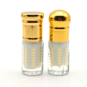 Bottiglie di Vetro per Olio di Attar e Profumo Oud da 3ml, 6ml, 12ml <span class=keywords><strong>con</strong></span> Stampa in Oro e <span class=keywords><strong>Logo</strong></span> Personalizzato - Product Image 6