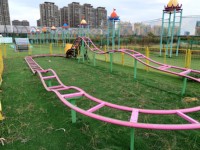Thrill Rides Fair Games Attractions Backyard Small Mini Children Spinning Roller Coaster for Kids Outdoor