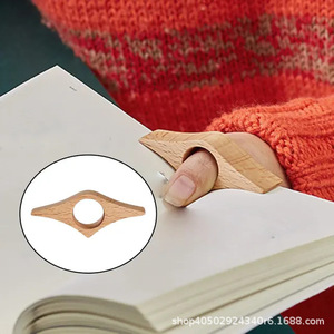 Prensa para libros de madera, soporte para libros de 8,5x3,5x1,5 cm, para lectura con una sola mano, clip para libros - Product Image 2