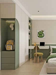 Meuble de rangement mural flottant avec compartiments pour câbles, idéal pour les studios et les zones de couchage compactes - Product Image 2