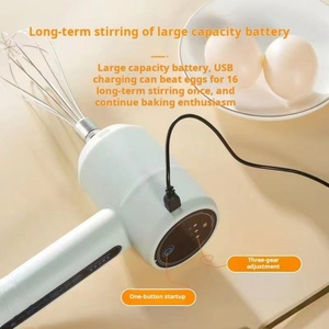 Batidora de Mano Eléctrica Inteligente y Portátil, Recargable por USB, Batidora de Huevos - Product Image 4