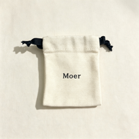 Sac anti-poussière en coton de couleur naturelle, pochette cadeau écologique pour bijoux, style national