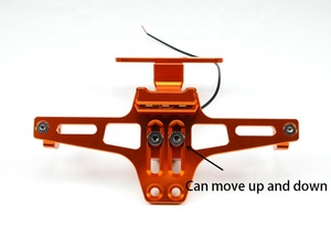 2022 nuovo produttore personalizzato supporto per telaio targa a Led in alluminio per moto a buon mercato - Product Image 4