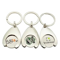 Porte-clés en métal en forme de goutte d'eau, personnalisé avec logo, pour cadeaux promotionnels, idéal pour les organisations non-profit