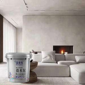 Pittura Microcemento Blu Ghiacciolo ad Alta Adesione Eco-Friendly <span class=keywords><strong>per</strong></span> Superfici in Gesso, <span class=keywords><strong>Stucco</strong></span>, Intonaco e Malta Calce - Product Image 3