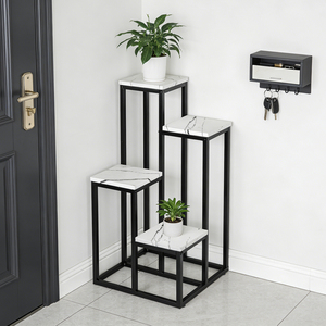 Soporte <span class=keywords><strong>de</strong></span> Metal <span class=keywords><strong>para</strong></span> <span class=keywords><strong>Plantas</strong></span>, Estante Alto <span class=keywords><strong>para</strong></span> Flores <span class=keywords><strong>de</strong></span> Esquina, <span class=keywords><strong>para</strong></span> Interiores y Exteriores, Exhibidor <span class=keywords><strong>de</strong></span> <span class=keywords><strong>Plantas</strong></span> Verdes <span class=keywords><strong>para</strong></span> <span class=keywords><strong>Muebles</strong></span> del Hogar y Balcón - Product Image 3