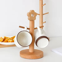 Supports de rangement en bois pour tasses, porte-tasses de comptoir de cuisine, organisateurs de tasses à café et à thé, supports de table, supports pour fleurs – Meilleur prix