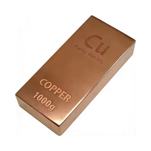 Barre de Cuivre d'Investissement <span class=keywords><strong>999</strong></span>, Cuivre Pur Fin, Lingot de Cuivre pour Collection et Investissement - Product Image 1