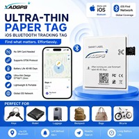 Etiqueta de Rastreo Inteligente Bluetooth IOS, Etiqueta de Papel Ultrafina con 40-80 Días de Duración de la Batería para Llaves, Cartera, Equipaje y Bolsos