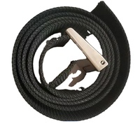 Ceinture de plongée pour adulte en acier inoxydable avec boucle dentelée, sangle de plomb, harnais de sécurité anti-emmêlement et système de dégagement rapide