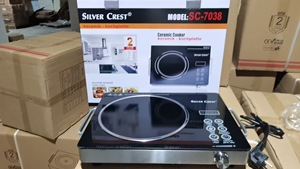 เตาไฟฟ้าเซรามิกแบบพกพาคุณภาพสูง 3500 วัตต์ พร้อมเซ็นเซอร์อินฟราเรด ควบคุมด้วยระบบสัมผัส ตั้งเวลาได้ ใช้ได้กับหม้อทุกชนิด เหมาะสำหรับใช้ในครัวเรือน - Product Image 3