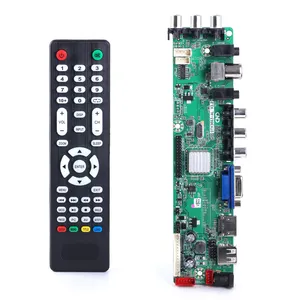 Preço universal barato 2av dtv3663 DVB-T2 dvb-t DVB-C, lcd tv controlador de circuito mãe placa peças de reposição