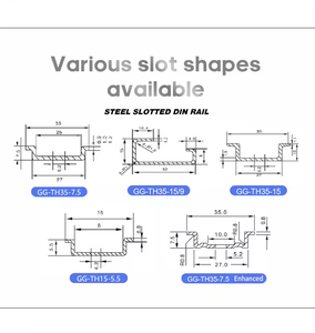 TH35-7.5 Din Rail Terminal <strong>Blocks</strong> Electrical <strong>Mounting</strong> Aluminum/Iron Guide Rail (0.9*35*1000mm) C45 Steel National Standard - Product Image 4